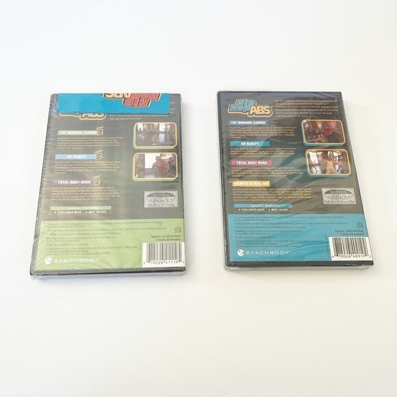 Beachbody‎ Hip Hop Abs Set of 2 DVD's Sealed Workout Fitness Cardio Shawn T - Picture 2 of 2